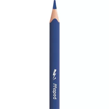   Színes ceruza készlet, háromszögletű, MAPED "Mini Color'Peps Strong", 12 különböző szín
