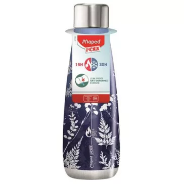   Termosz, duplafalú, 500 ml, rozsdamentes acél, MAPED PICNIK "Concept Adult", kéknyomatos