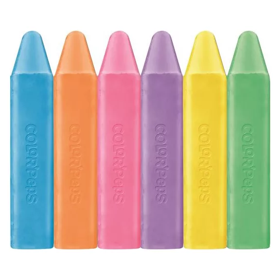 Aszfaltkréta, MAPED "Color'Peps", 6 különböző szín