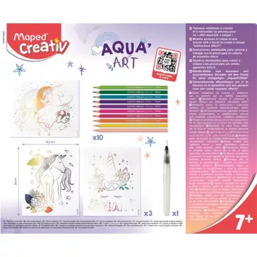   Akvarell festőkészlet, unikornis, MAPED CREATIV "Aqua Art"