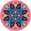 Mozaikos mandala készítő készlet, MAPED CREATIV, "Velvet Mosaics"