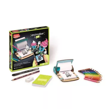   Animációkészítő készlet applikációval, Pop mini, MAPED CREATIV "Animaker Flip"