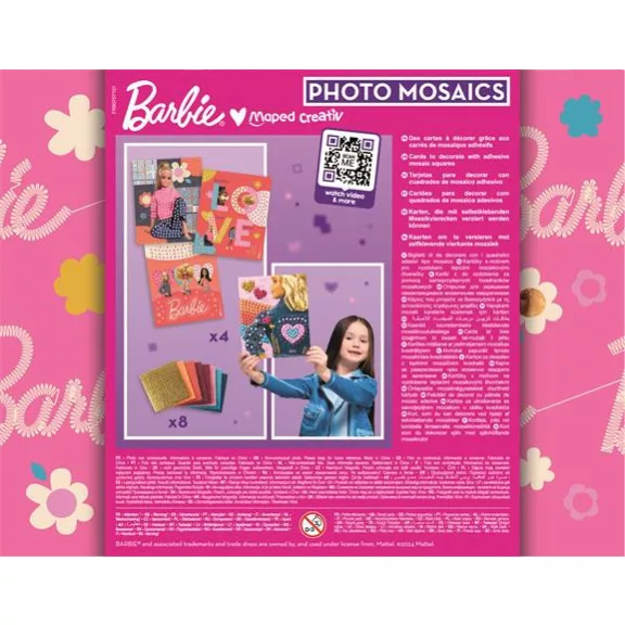 Mozaikos képkészítő készlet, MAPED CREATIV "Barbie"