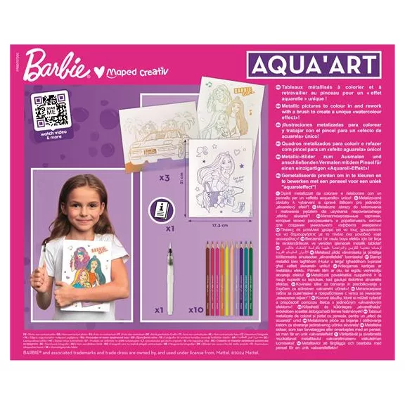 Akvarell festőkészlet, MAPED CREATIV "Barbie Aqua Art" Akvarell festőkészlet, MAPED CREATIV "Barbie Aqua Art"