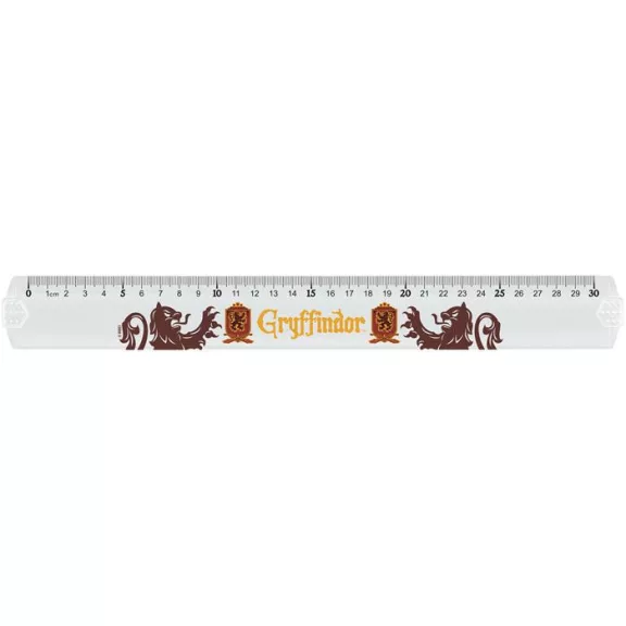 Vonalzókészlet, műanyag, 4 darabos, MAPED "Harry Potter Teens"