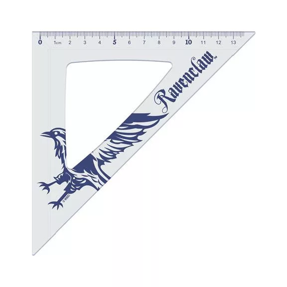 Vonalzókészlet, műanyag, 4 darabos, MAPED "Harry Potter Teens"