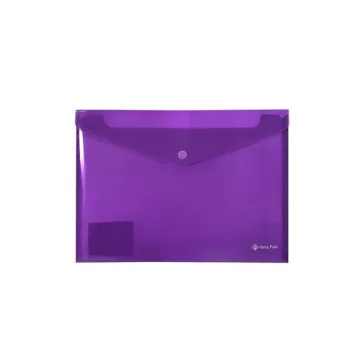 Irattartó tasak, A4, PP, patentos, PANTA PLAST, neon lila