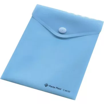   Irattartó tasak, A6, PP, patentos, 160 mikron, PANTA PLAST, pasztellkék