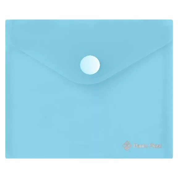 Irattartó tasak, A6, PP, patentos, 160 mikron, PANTA PLAST, pasztellkék