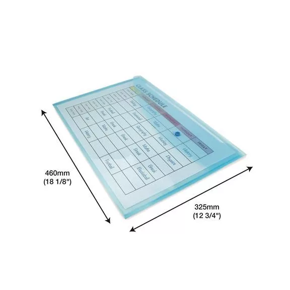 Irattartó tasak, A3, PP, patentos, RAPESCO, vegyes színek