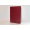 Oklevéltartó, A4, exkluzív, műbőr, 4 fém sarokkal, bordó