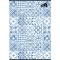 Füzet, tűzött, A4, kockás, 80 lap, COOL BY VICTORIA "Mediterrain patterns"