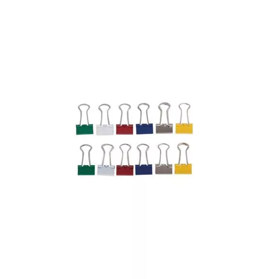 Bindercsipesz, 13 mm, MAUL "214", vegyes színek