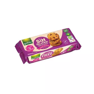 Keksz, 130 g, GULLÓN, gluténmentes, csokidarabokkal