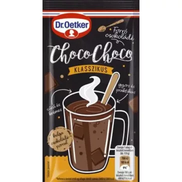   Forró csokoládé, 34 g, DR OETKER "Choco-Choco", klasszikus