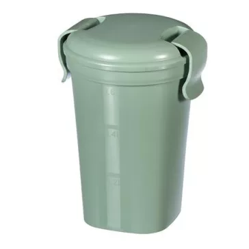   Ételtartó pohár, 600ml, műanyag, CURVER, "Lunch&Go", zöld