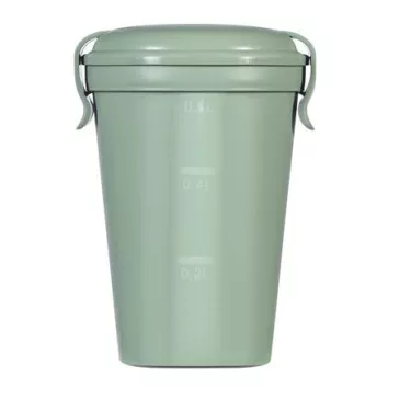   Ételtartó pohár, 600ml, műanyag, CURVER, "Lunch&Go", zöld