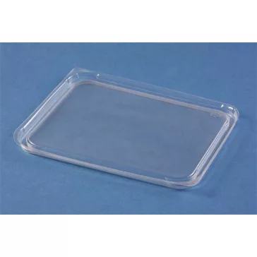   Tető, ételtároló dobozhoz, 500-1000 ml, műanyag, mikrózható, 50 db, "Varia", víztiszta