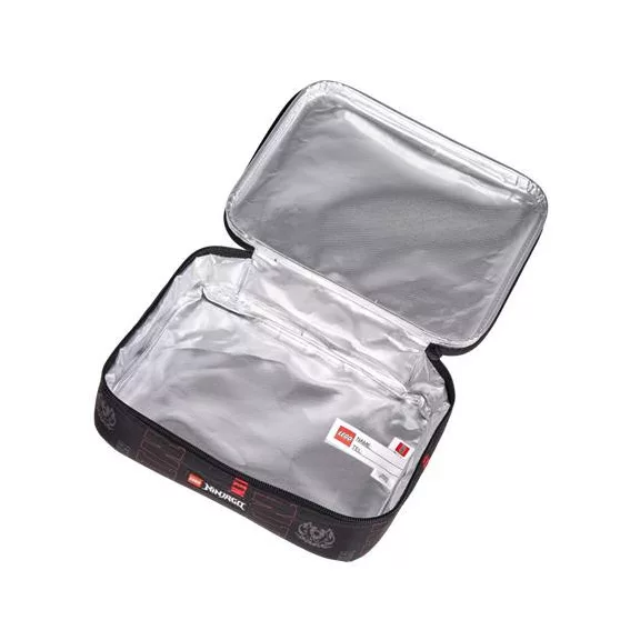 Uzsonnás táska, LEGO "Ninjago Dragon Energy", fekete-mintás