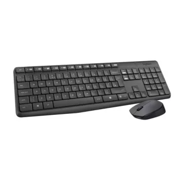   Egér- és billentyűzet készlet, vezeték nélküli, USB, HUN, LOGITECH "MK235"