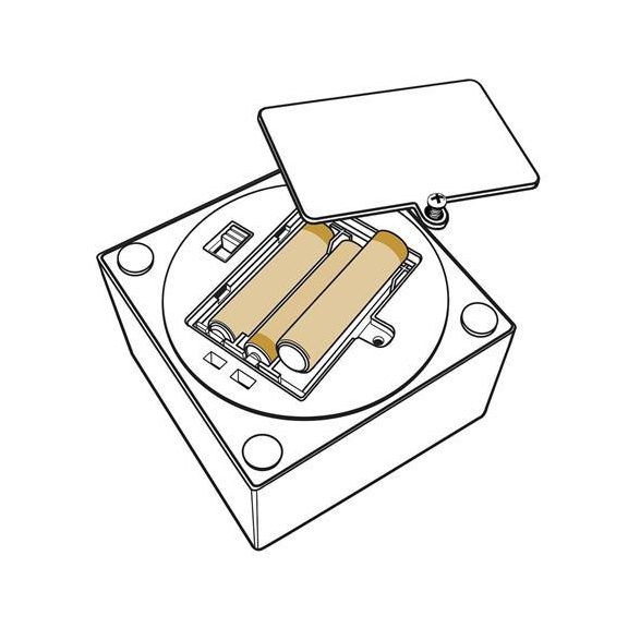 Éjszakai fény, LEGO "Iconic 1x1 plate", fehér