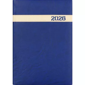   Naptár, tervező, A5, napi, DAYLINER, "The Boss", kék