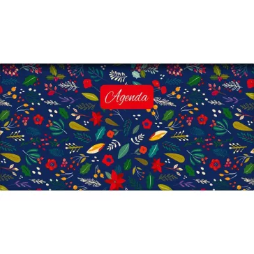   Zsebnaptár, fekvő elrendezésű, DAYLINER, "Colors Folk"