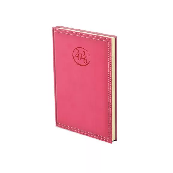 Naptár, tervező, B5, heti, TOPTIMER, "Ace", korallpiros