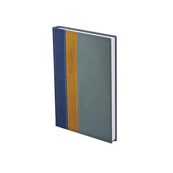 Naptár, tervező, B5, heti, TOPTIMER "Fashion", kék-okker-szürke