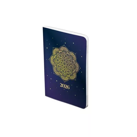 Naptár, tervező, B6, heti, TOPTIMER, "Joy Flexi", manadala