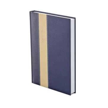   Naptár, tervező, A5, napi, TOPTIMER "Fashion", kék-bézs-kék