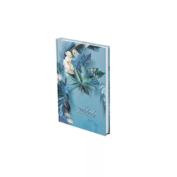 Naptár, tervező, A5, heti, TOPTIMER "Joy", türkiz