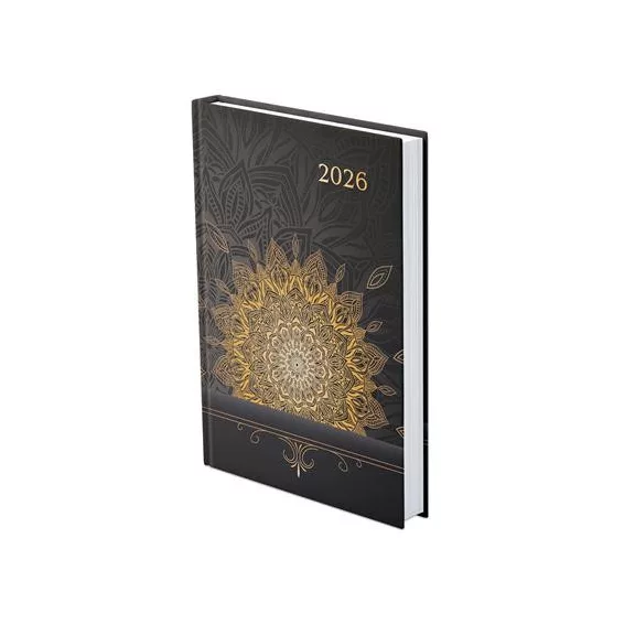 Naptár, tervező, A5, napi, TOPTIMER, "Joy", mandala