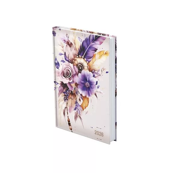 Naptár, tervező, A5, napi, TOPTIMER, "Joy", tollak