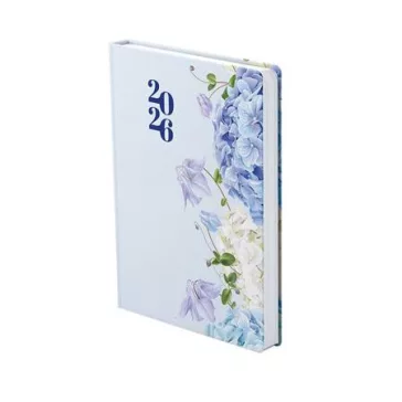   Naptár, tervező, B6, napi, TOPTIMER, "Joy", harangvirág