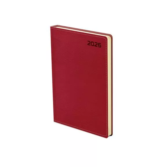 Naptár, tervező, B5, heti, TOPTIMER, "Queen" bordó