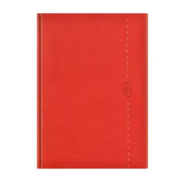   Naptár, tervező, B5, heti, TOPTIMER "Linea", piros