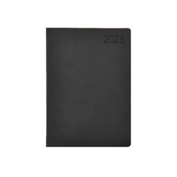   Naptár, tervező, B6, heti, TOPTIMER "Madeira", fekete-bordó