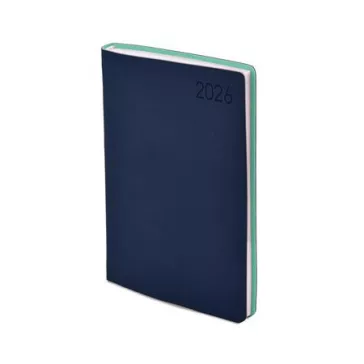   Naptár, tervező, A5, napi, TOPTIMER "Madeira", kék-türkiz