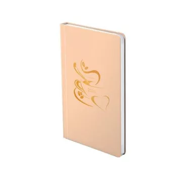   Naptár, tervező, B6, heti, TOPTIMER "Pastel", lazac