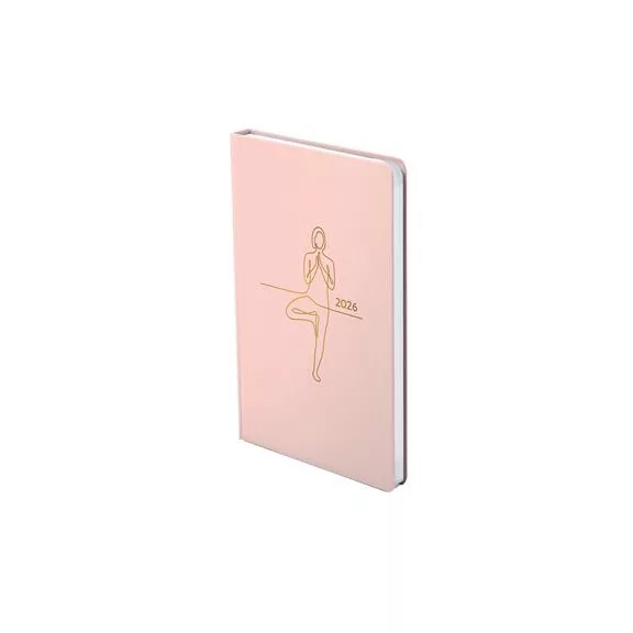 Naptár, tervező, A5, heti, TOPTIMER "Pastel", rózsaszín