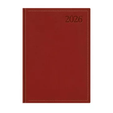   Naptár, tervező, A4, heti, TOPTIMER "Traditional", bordó