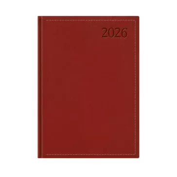   Naptár, tervező, B5, heti, TOPTIMER "Traditional", bordó