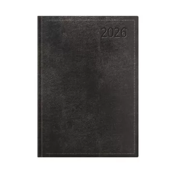   Naptár, tervező, B5, heti, TOPTIMER "Traditional", fekete