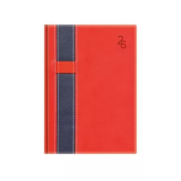   Naptár, tervező, B6, heti, TOPTIMER "Vario", piros-kék