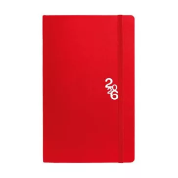   Naptár, tervező, A5, heti, TOPTIMER "Rainbow", piros