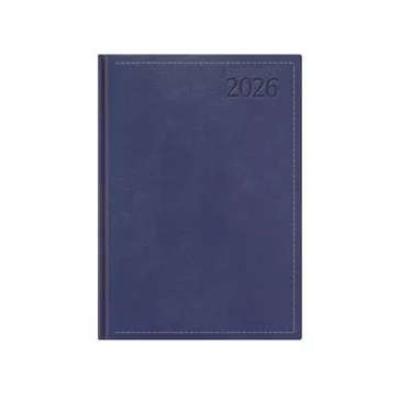   Naptár, tervező, B6, napi, TOPTIMER "Traditional", kék