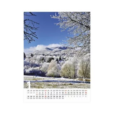   Naptár, fali, TOPTIMER, "Ezerszínű Magyarország"