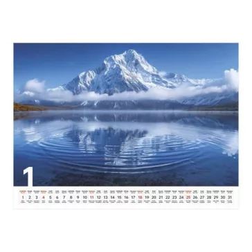 Naptár, fali, TOPTIMER, "Varázslatos tájakon"