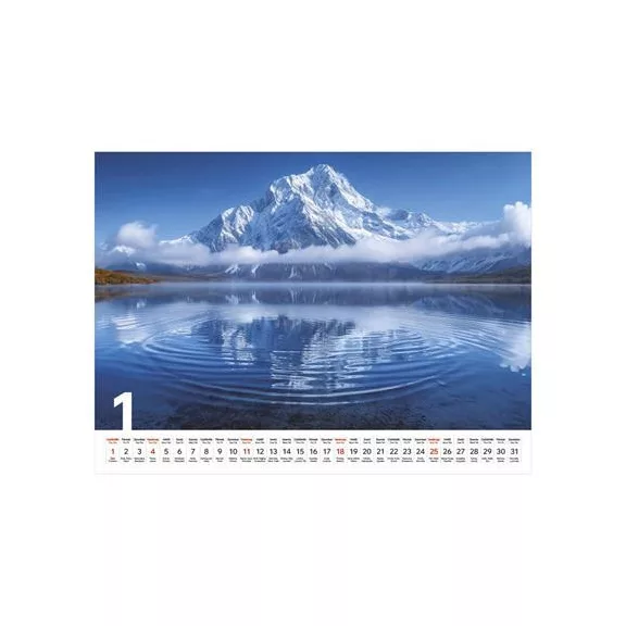 Naptár, fali, TOPTIMER, "Varázslatos tájakon"